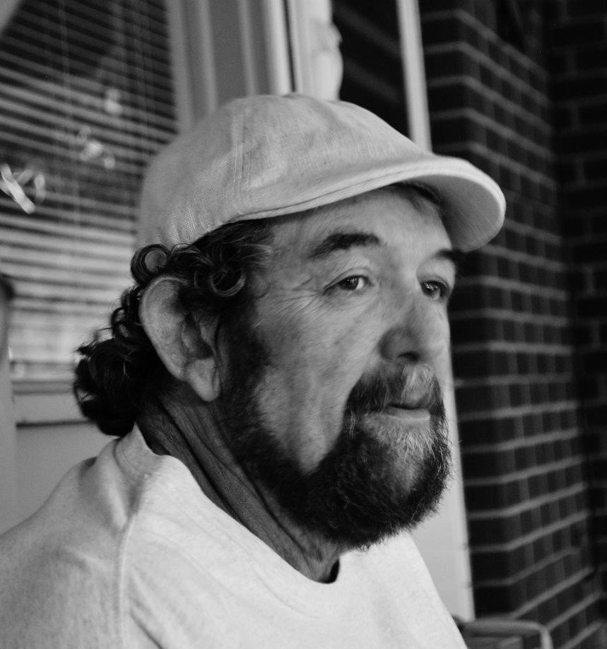 Jim Davenport, shown in black and white.