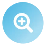 Looking glass icon.