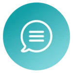 Chat box icon.